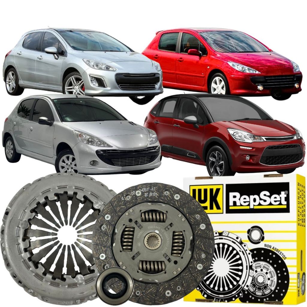 Kit Embreagem Completo Original Luk Citroën C3 1.4 8v 2011