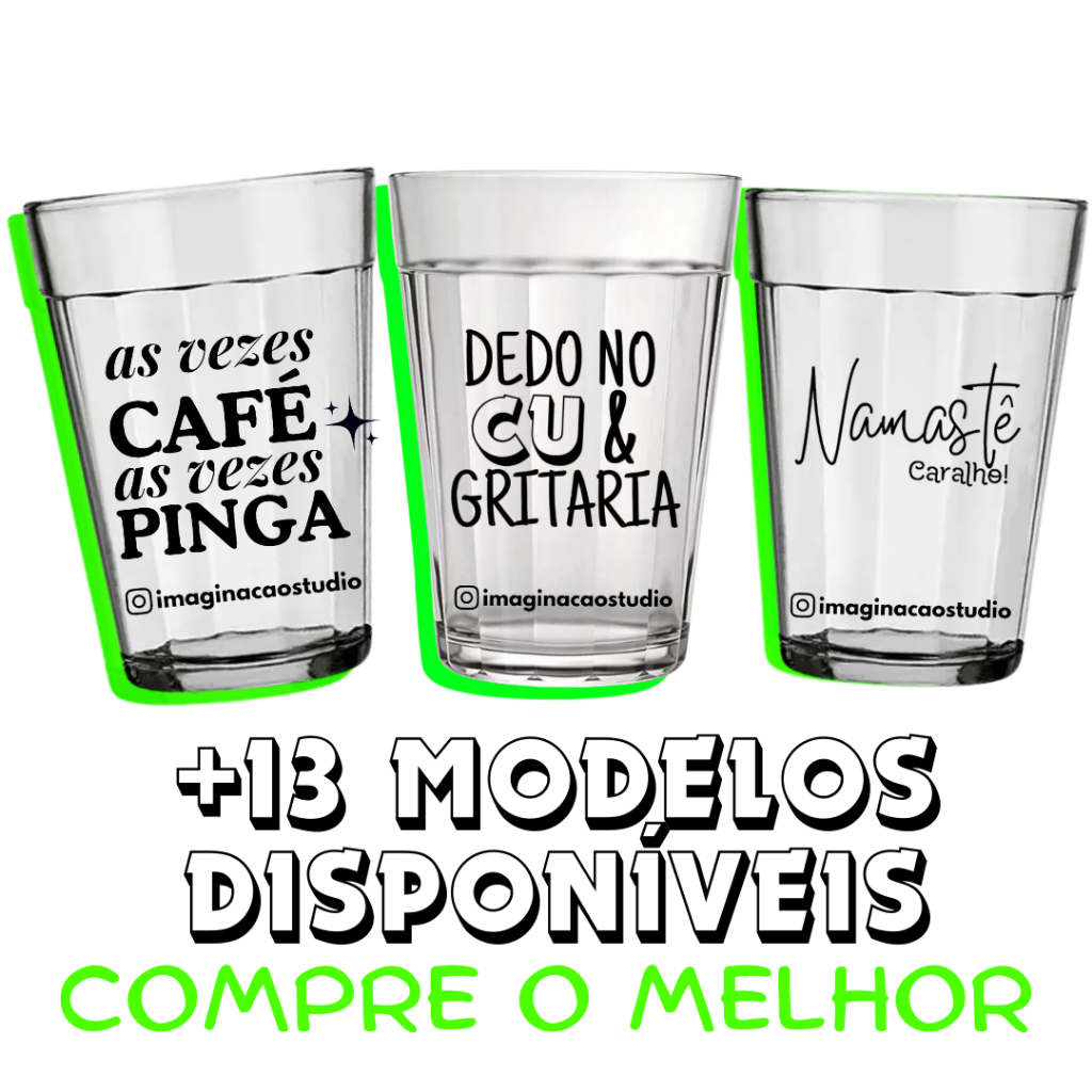 Copo Americano Personalizado Namorados Amor Frases Engraçadas Surtos Reais Cerveja Café Pingado 190ml em Oferta na Shopee
