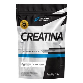 Creatina 100% Pura Monohidratada 1Kg Bodyaction em Oferta na Shopee
