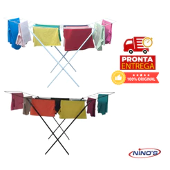 VARAL DE CHÃO AÇO DOBRÁVEL PORTÁTIL NINOS