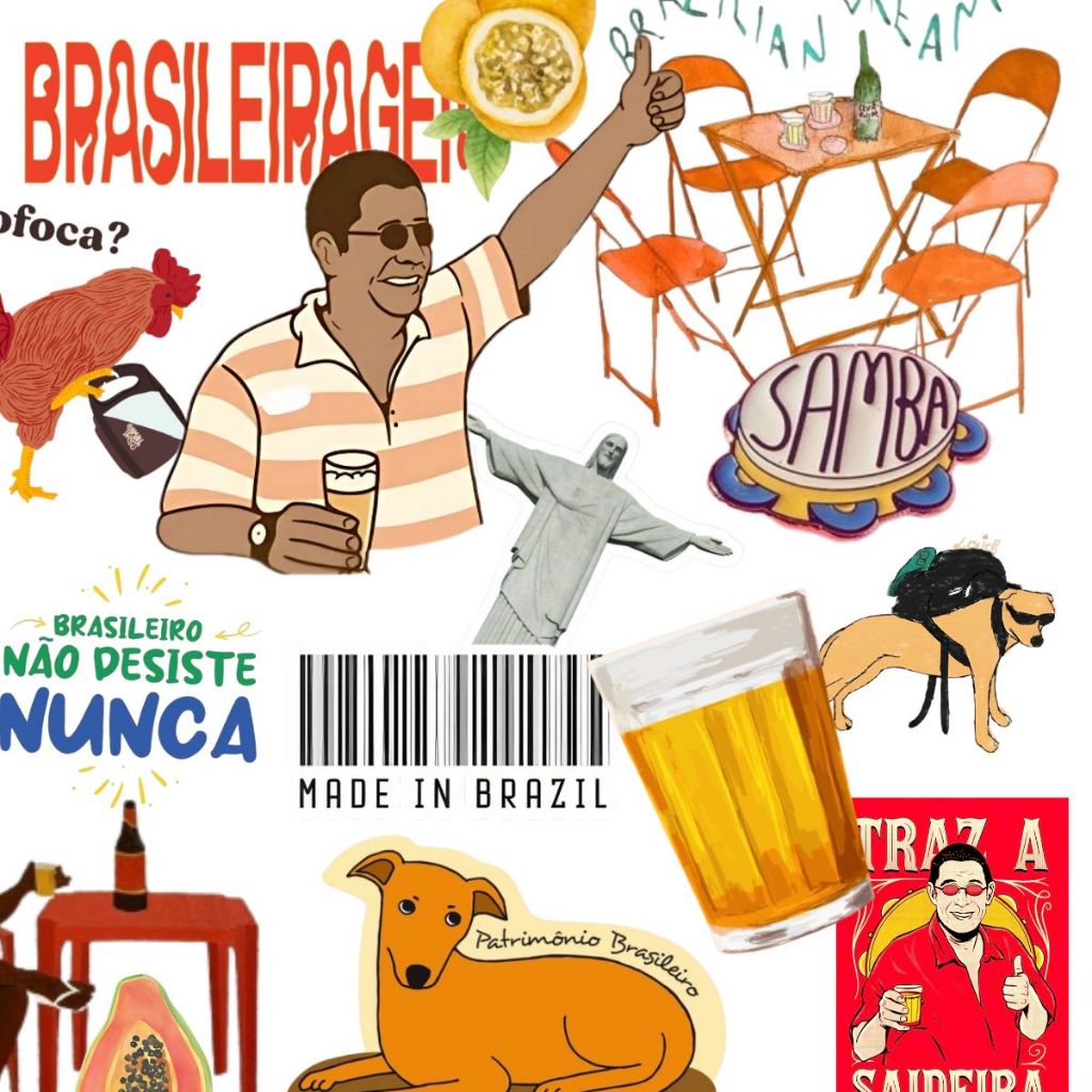 2 Kits Exclusivos Com 40 Stickers Adesivos Brasileiros Para Decoração Personalização Scrapbook Journal Diário Garrafas em Oferta na Shopee