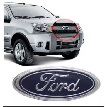 Emblema Azul Ford Grade ou Mala Da Ecosport 2003 / 2007