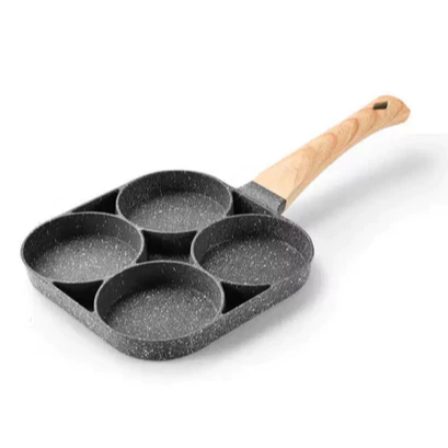 Frigideira Antiaderente 4 Partes Ovo Hambúrguer Indução