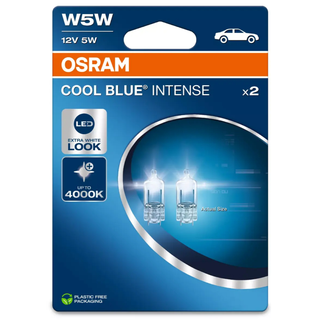 Par Lâmpada Osram Pingo T10 W5w 4000k Cool Blue Intense - Spare Parts and Accessories for Vehicles