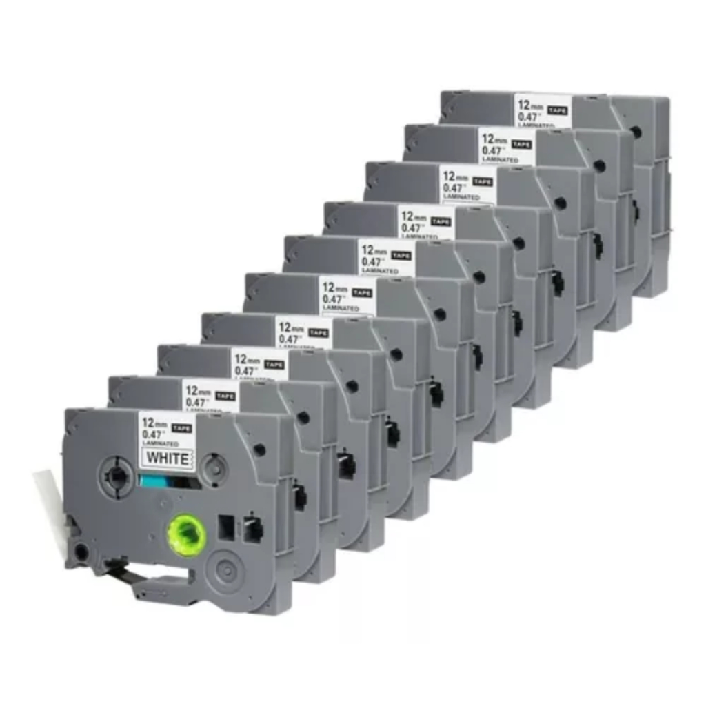 10x Fita Brother TZe TZ-231 12mm Compatível PT-D210 PT-H110 PT-E110 PT-D600