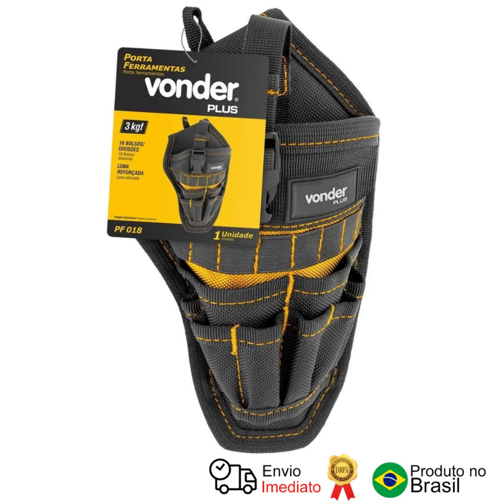 Porta Ferramentas Para Cinto Pf 018 Vonder Plus em Oferta na Shopee