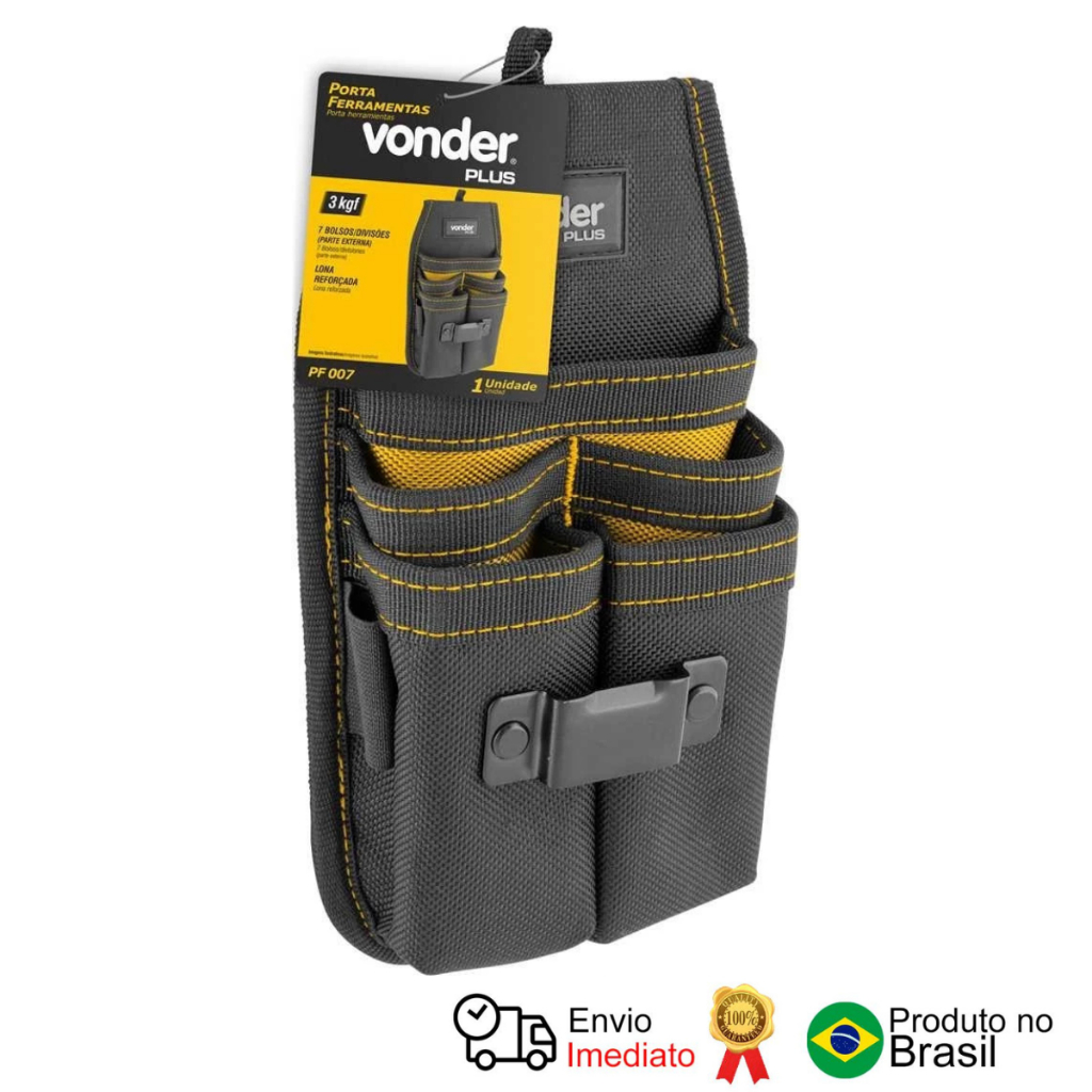 Porta Ferramentas Para Cinto Pf 007 Vonder Plus em Oferta na Shopee