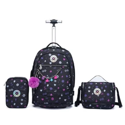 Mochila Juvenil Rodinhas Espaçosa Resistente Faculdade Escolar Yupe