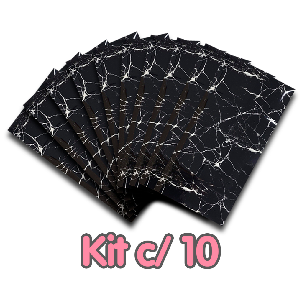 10 Placas Adesiva Parede Piso Painel Mármore Preto Vinílico Premium Autocolante 3d Lavavel 30x60cm em Oferta na Shopee