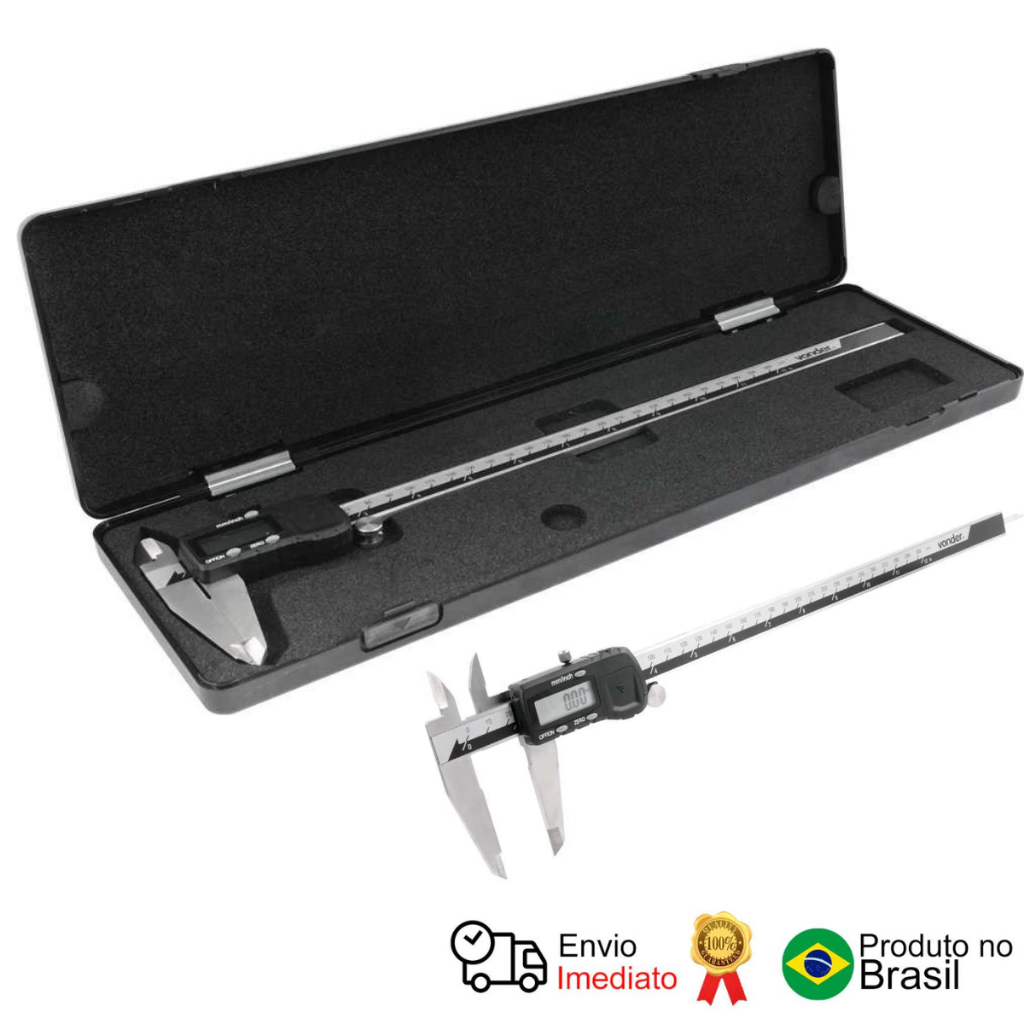 Paquímetro Digital 300 Mm Pd 300 Vonder em Oferta na Shopee