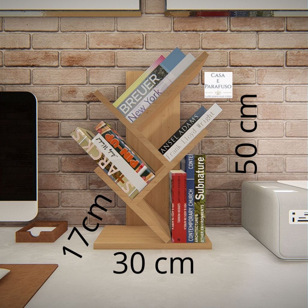 Livreiro de Mesa mini estante para livros porta livros leitura fácil (18)