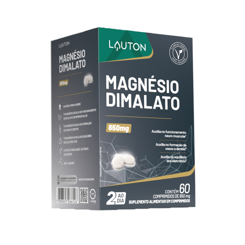 Magnésio Dimalato Max (Clinical Series) - Lauton