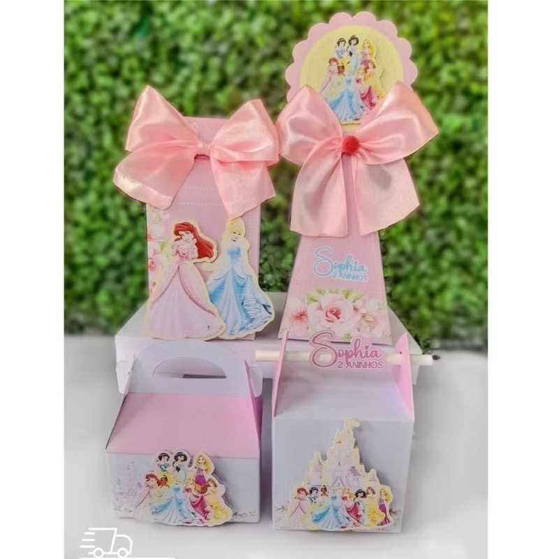 Kit Festa Princesas Disney | Personalizados | Lembrancinhas | Festa infantil | Aniversário