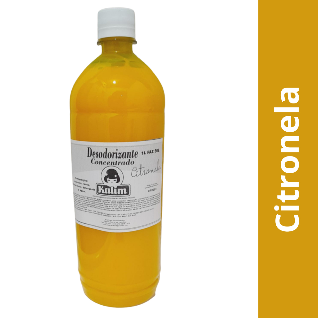 Desodorizante Concentrado Citronela Faz 50 Litros