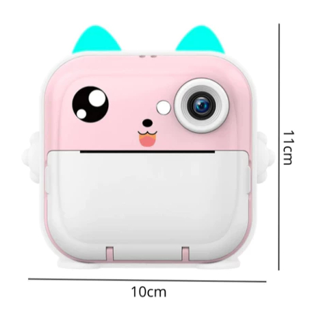 Camera De Impressão Instantânea Para Crianças Vídeo Fotografia Digital Fotográfica Toy Mini Impressora Térmica Boy Girls — imagem 2 de 2