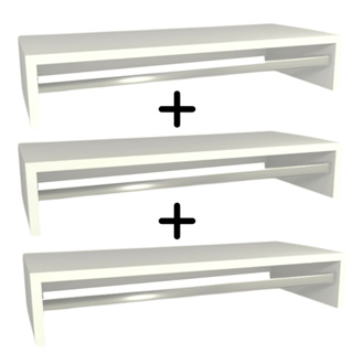 Cabideiro de Parede 60cm com Suporte – Arara Multiuso para Roupas em MDF em Oferta na Shopee