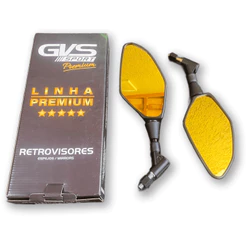 Retrovisor Gvs Mt 03 07 Giro 360° Yamaha Lente Convexa Gold