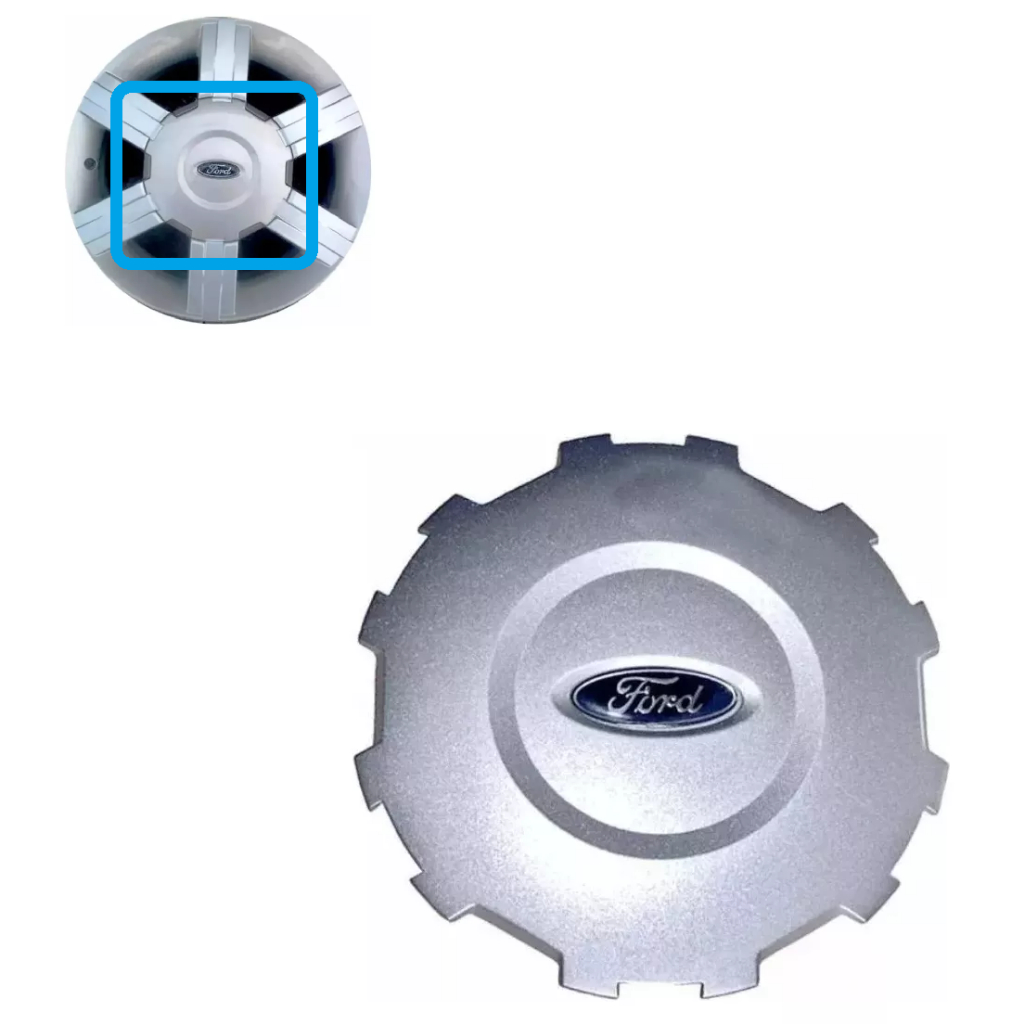 Calota Miolo Da Roda Aro 14 De Liga Leve Fiesta Sedan 2004 Ford Ka em Oferta na Shopee