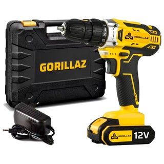 Furadeira Parafusadeira Impacto 12v 3/8 + Maleta Gorillaz em Oferta na Shopee