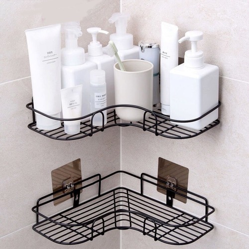 Kit Com 2  Porta Shampoo Condicionador Sabonete Com Adesivo Para Banheiro Cozinha Lavanderia em Oferta na Shopee