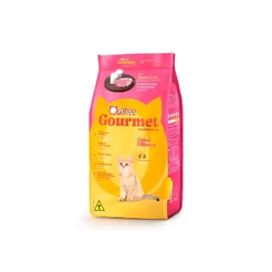Ração Quatree Gourmet para Gatos Filhotes Sabor Carne e Leite 1KG