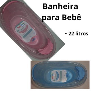 Banheira de plástico para bebê 22L. em Oferta na Shopee