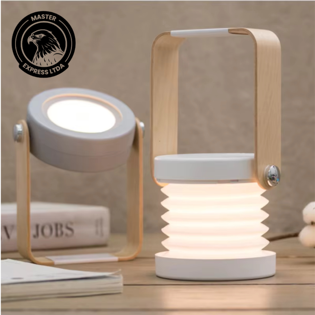 Luminária Led De Mesa Telescópica Recarregável Suporte Com Cabo USB Envio Imediato