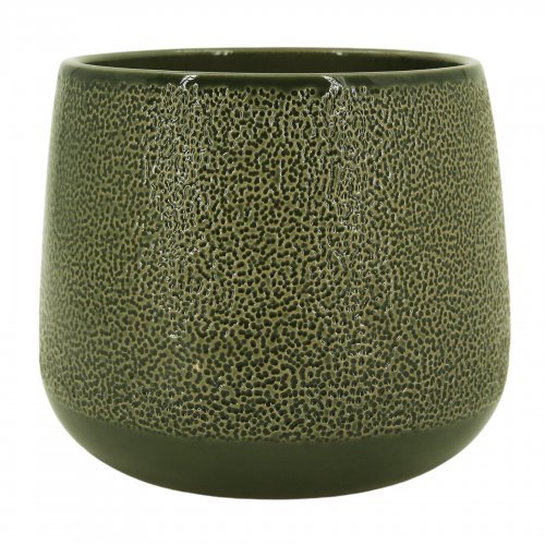 Vaso Cachepot Cerâmica Holandês - Bretagne Points Musgo