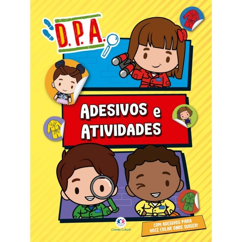 Livro Detetives Do Prédio Azul - Adesivos E Atividades - Dpa
