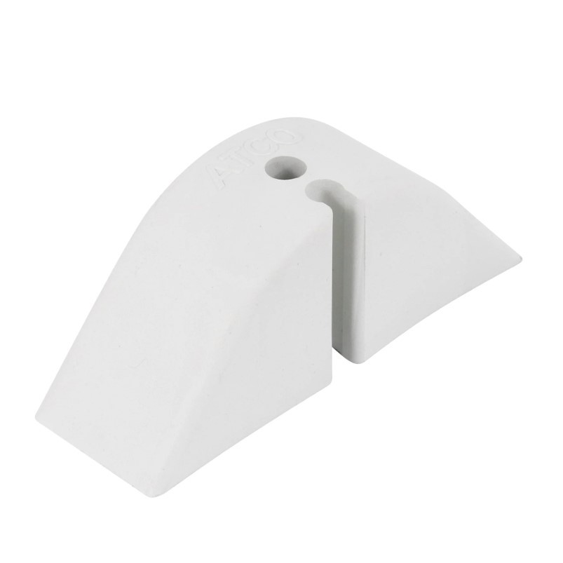 Kit 80 Calço Para Telhas Eternit Brasilit Onda Alta - Branco