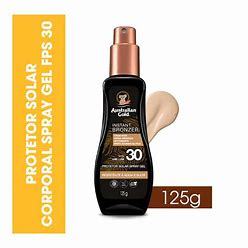 Protetor Solar Corporal Fps 30 Australian Gold Instant Bronzer Spray Gel - Comprar com Melhor Preço em Cuidados com a Pele