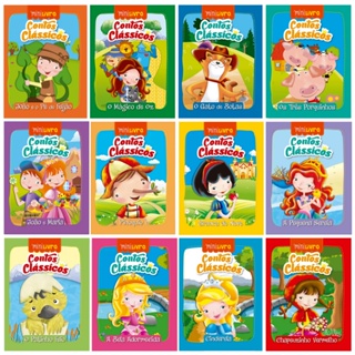 Mini Livro Contos Clássicos Histórias Infantil em Oferta na Shopee