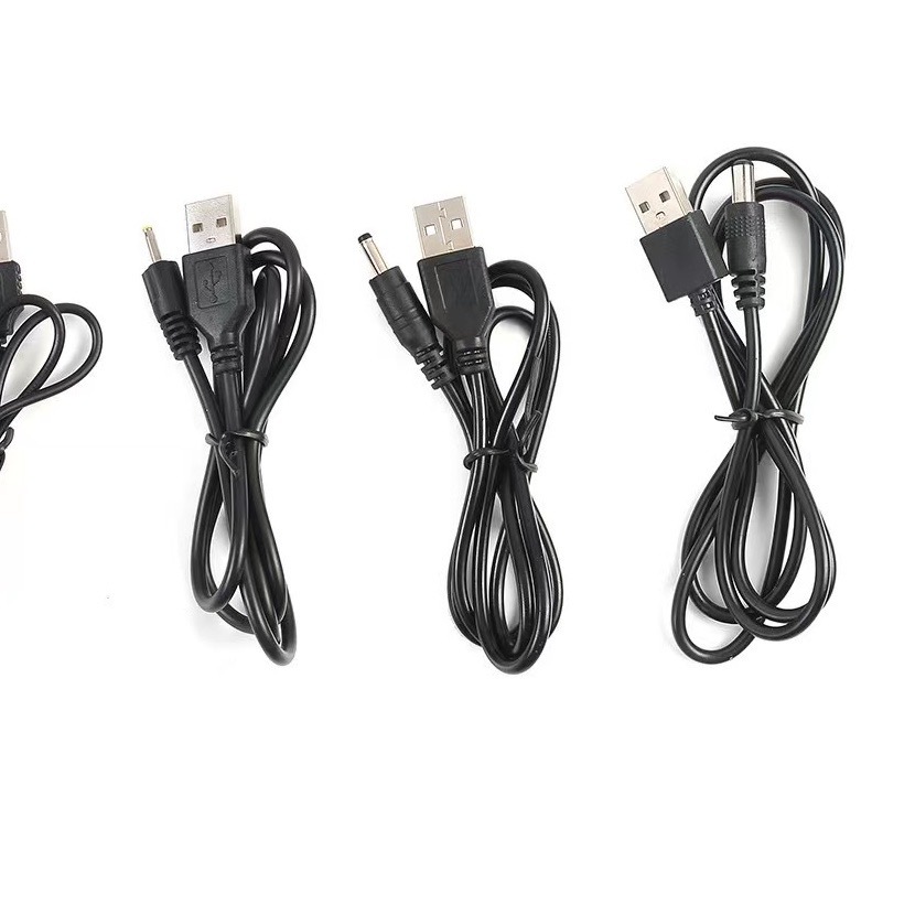 KIT 300 PCS Usb Um Macho Para 3.5mm Conector 5 V Dc Carregador Cabo De Alimentação Do Cabo | USB A Male to 3.5mm