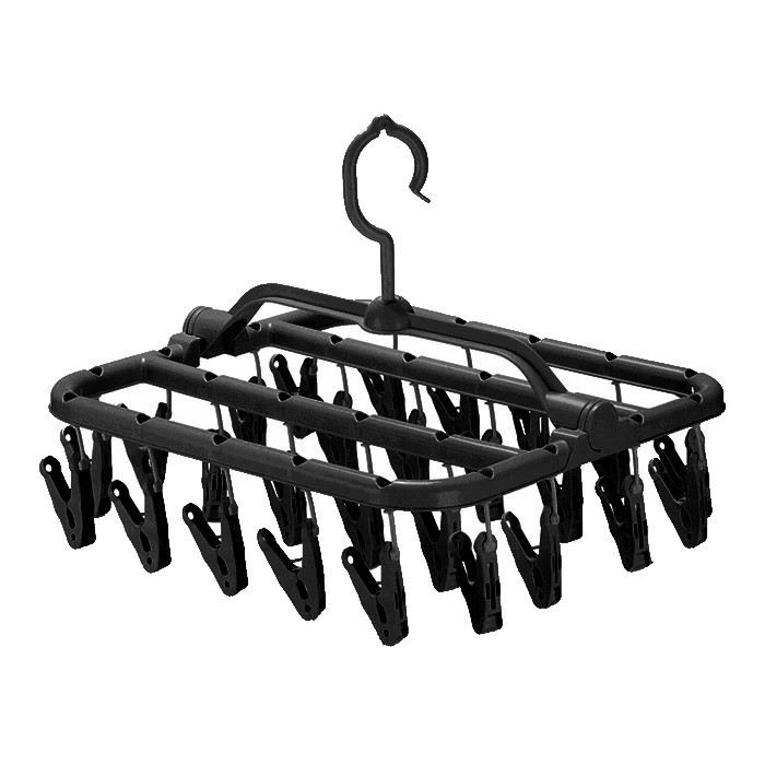 Varal de Calcinha Cueca Roupa Intimas Multiuso 26 Prendedores Dobrável Retrátil Resistente