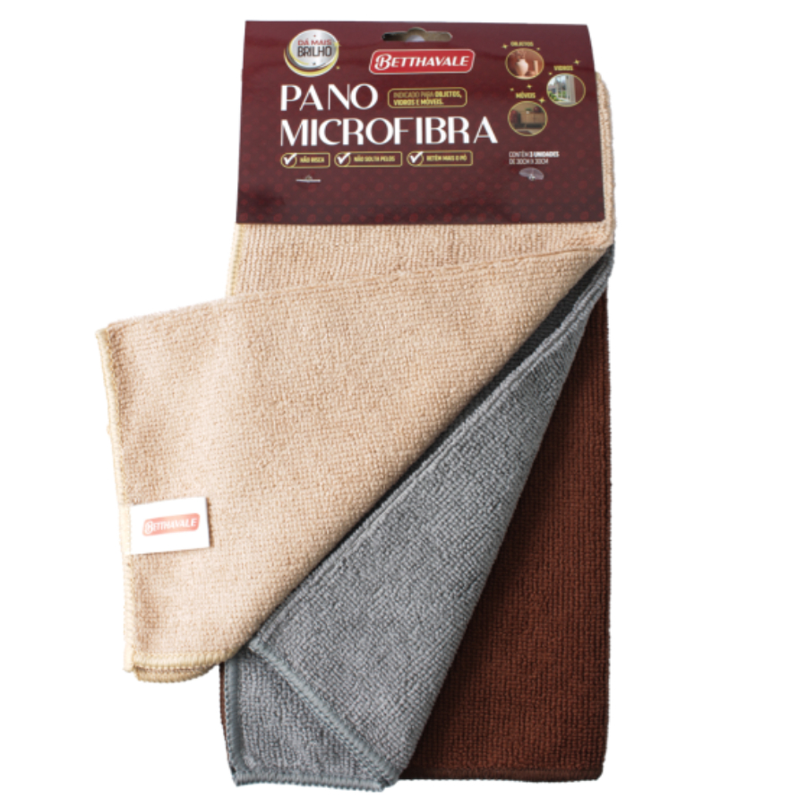 Pano Microfibra Betthavale 30x30cm 03UND