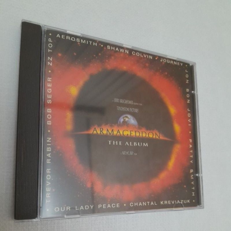 CD Armageddon - Trilha Sonora Soundtrack - Aerosmith Journey ZZ Top Jon Bon Jovi - Original