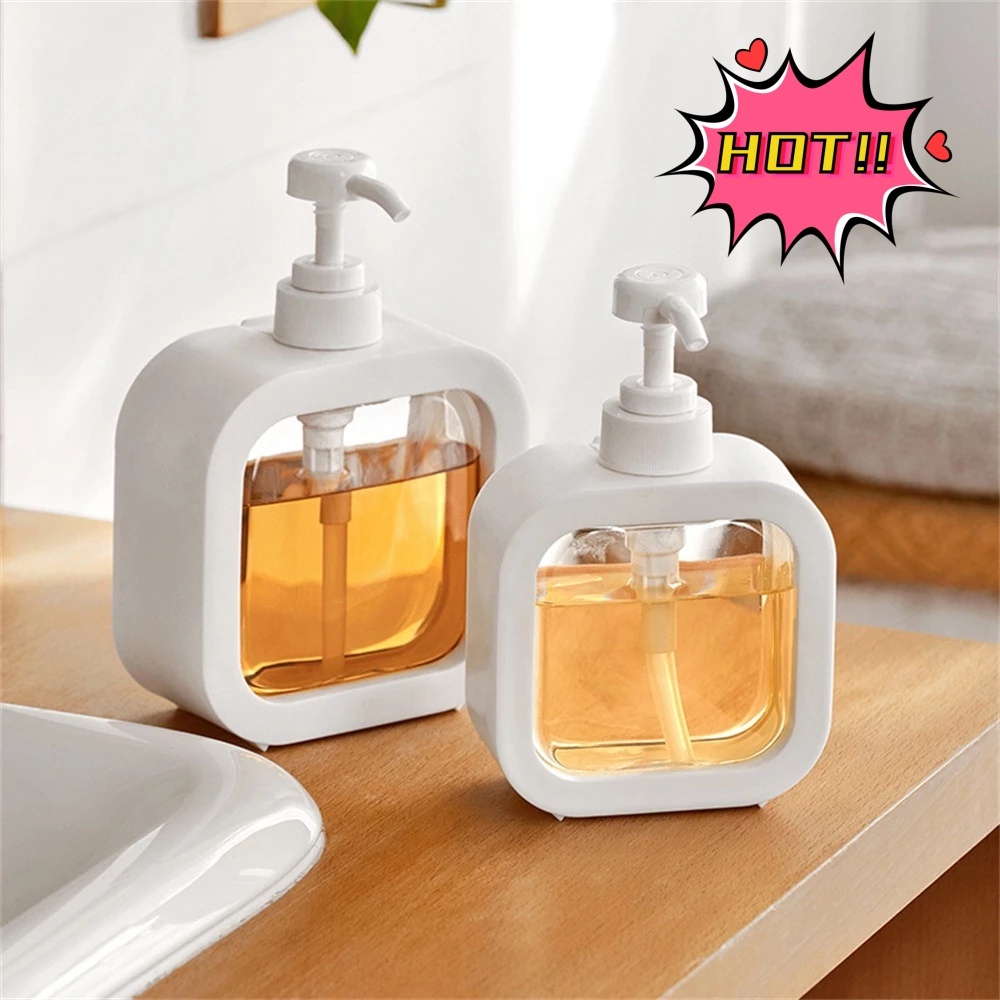 Dispensador De Shampoo Desinfetante de Branco transparente Simples Para As Mãos Para Frasco De Bomba em Oferta na Shopee