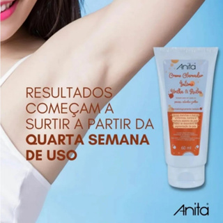 Creme Clareador Íntimo Anita - Virilha e Axilas em Oferta na Shopee