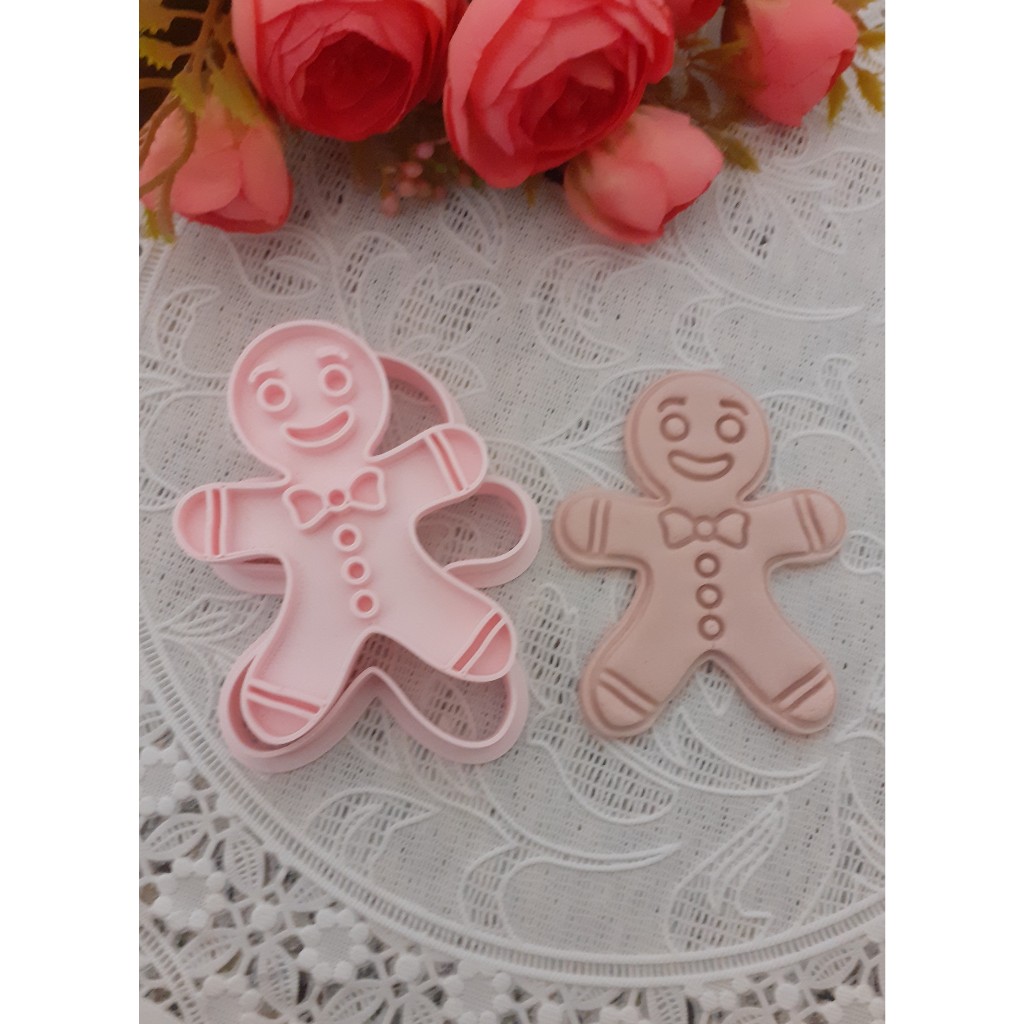 Cortador e Marcador Para Biscoitos e Pasta Americana Ginger Bread Cód:0640 - Lumoldes