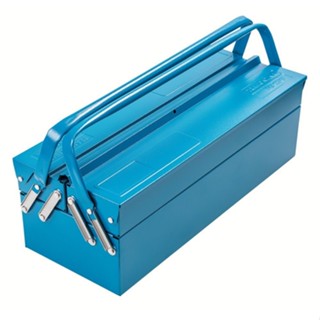 Caixa Sanfonada Para Ferramentas Com 3 Gavetas Tramontina Cor Azul em Oferta na Shopee