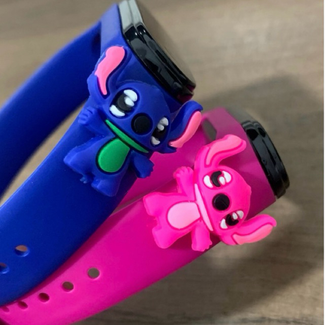 2 Relógios Digital Stitch à Prova D’água Infantil Esportivo