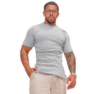 Camiseta Americana Ribana Algodao Premium para Treino, Festa, Casual em Oferta na Shopee