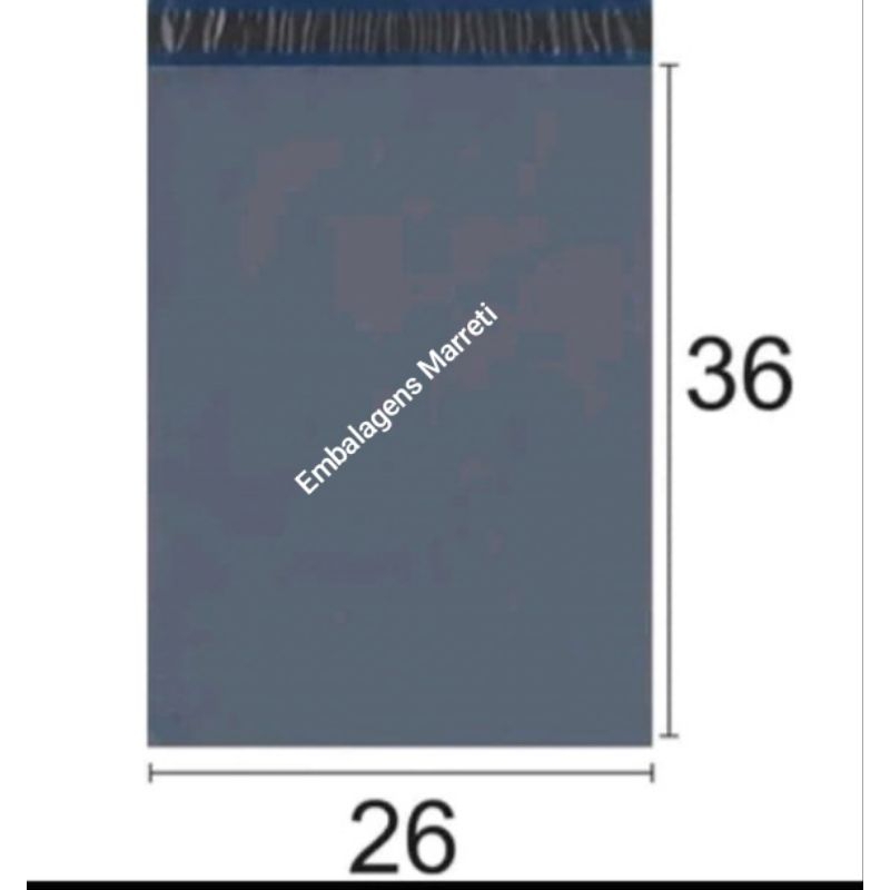 1000 Embalagens de envio 26x36 saco envelope saquinho correios