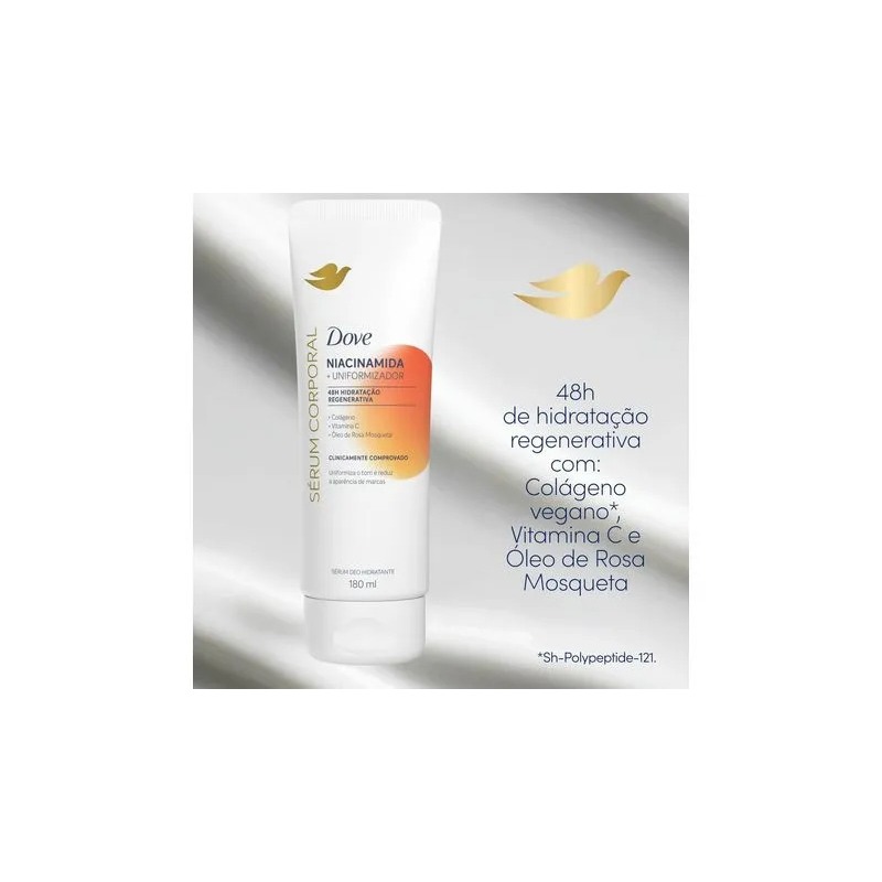 Sérum Hidratante Corporal Dove Niacinamida + Uniformizador 180ml