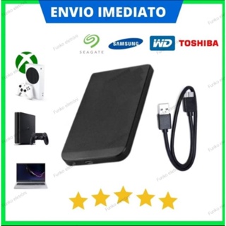 HD externo 160GB/250GB/320GB/ 500GB/ 1TB USB 3.0 xbox / ps2 / ps4 / Tv - Garantia - ENVIO IMEDIATO em Oferta na Shopee
