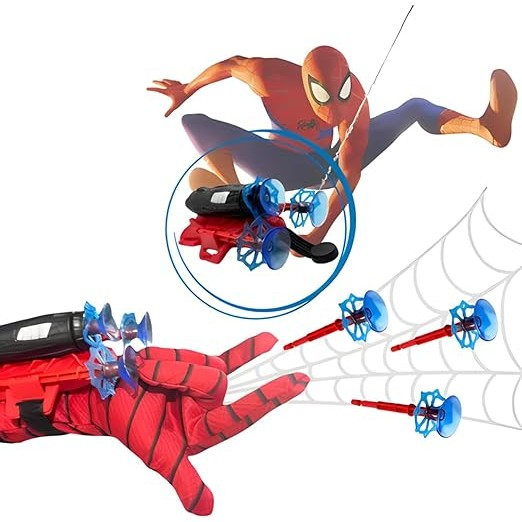 Luva do homem aranha lança teia infantil Brinquedo spider man Lança Dardos ou Moto Baby Brinquedo