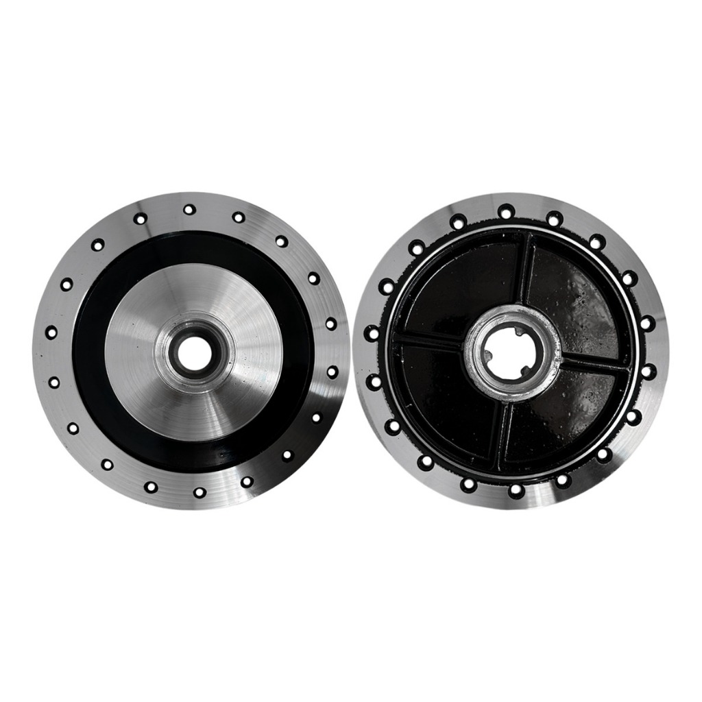 Par de Cubo Diamantado p/ Roda Titan 150 Titan 160 Fan 150 Fan 160 Start - Tambor ou Disco