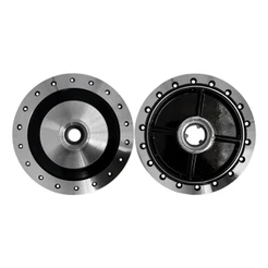 Par de Cubo Diamantado p/ Roda Titan 150 Titan 160 Fan 150 Fan 160 Start - Tambor ou Disco