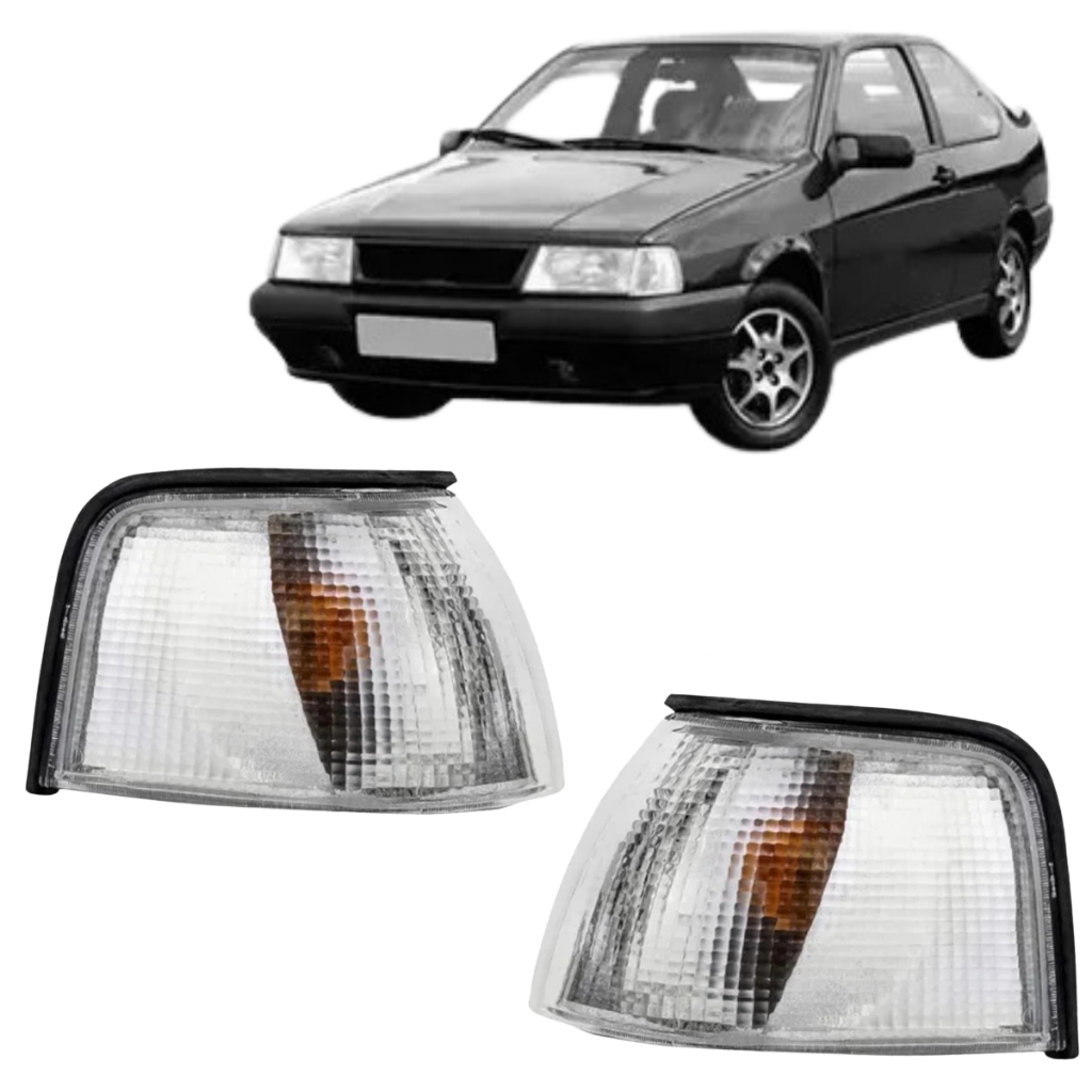 Par Lanterna Dianteira Pisca Seta Tempra 1996 1997 1998 1999 CRISTAL