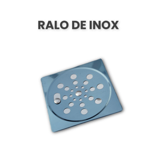Ralo de Inox quadrado de abrir e fechar de 9,5 centímetros / 4 polegadas em Oferta na Shopee